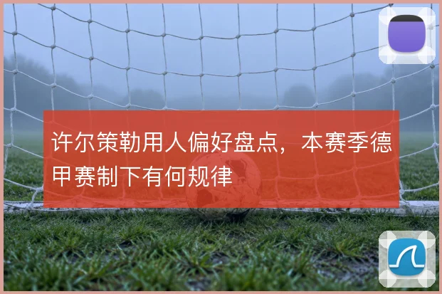 许尔策勒用人偏好盘点，本赛季德甲赛制下有何规律